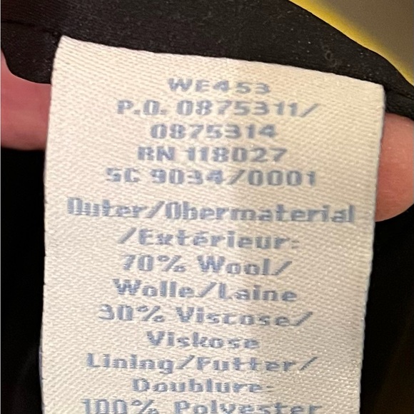 Boden Fit & Flare Wool Lottie Coat Yellow Size 2 - Picture 5 of 13